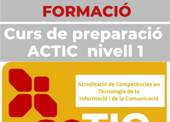 El nostre departament de Promoció Econòmica ha obert les inscripcions per a un nou curs d'ACTIC de nivell 1