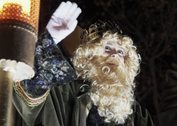 Rebem Ses Majestat els Reis Mags d'Orient amb emoció i il·lusió al recinte de l'Escola Ernest Lluch