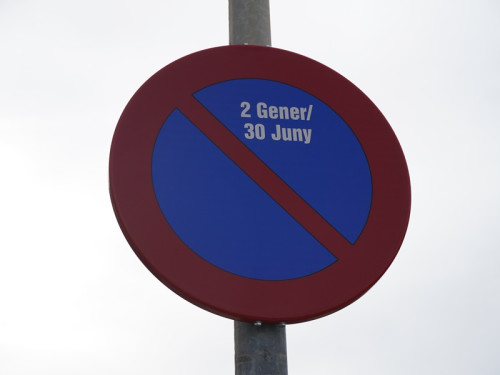 El dilluns 2 de gener entra en vigor el canvi d'estacionament semestral a 29 carrers nostre municipi