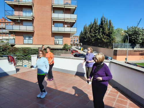 Activitat de Ball en línia. Casal de la Gent Gran