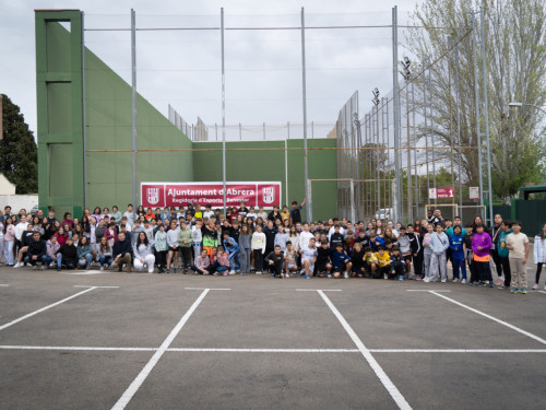 3a Jornada Interescolar a Abrera! 137 nens i nenes de 6è de primària de les tres escoles d'Abrera gaudeixen d'un matí dedicat a l'esport i la convivència a l'anella esportiva