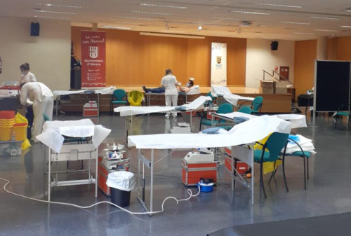 Més de 40 persones han donat sang a la campanya de donació "Dona el millor de tu. Dona sang" d'aquest dimarts 8 de juny