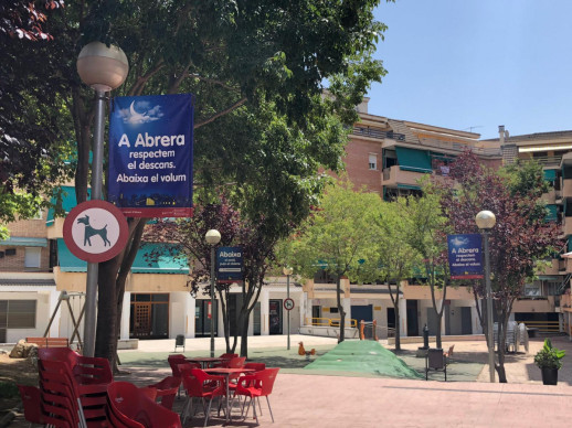 "Abaixa el soroll, puja el civisme”. A Abrera, respectem el descans del nostre veïnat també durant les nits d'estiu