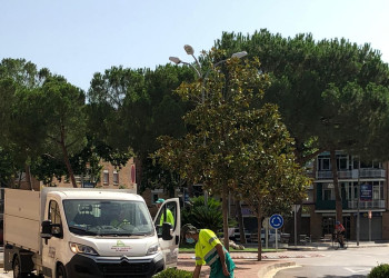 Durant l'estiu des de l'Ajuntament d'Abrera es continua treballant en el manteniment i millora dels parcs i jardins municipals