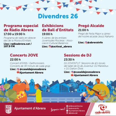 Aquest Sant Pere, Festa a Abrera!