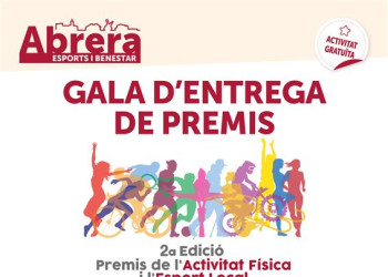 Cartell de la Gala d'entrega dels 2ns Premis de l'Activitat Física i l'Esport Local d'Abrera 2025