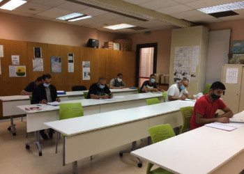 L'Aula d'Adults comença el curs 2020-2021 amb 36 alumnes i totes les mesures de prevenció de la Covid-19