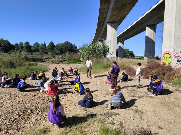 120 nens i nenes de 4t de primària de les tres escoles d'Abrera gaudeixen de la segona Jornada Interescolar