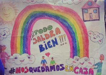 La infància abrerenca omple de colors els balcons i les finestres del municipi! #JoEmquedoaCasa