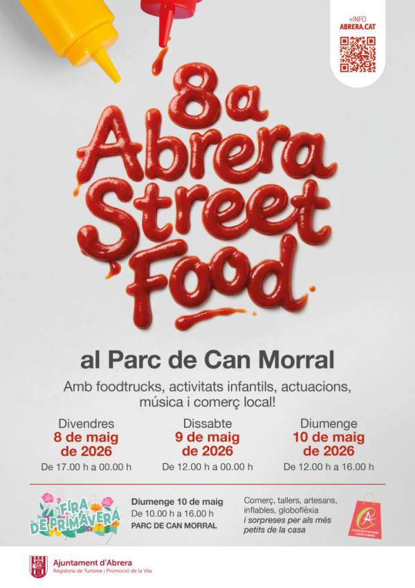 Torna l'Abrera Street Food! Us esperem al Parc de Can Morral del divendres 8 al diumenge 10 de maig! No us ho podeu perdre!