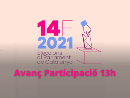 ELECCIONS 14F. La participació a Abrera a les 13 h és de gareibé el 25%