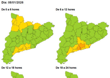 Avís per vent dijous 08 01 26