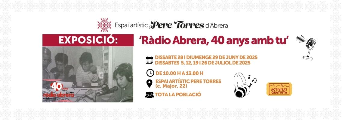 EXPO 40 ANYS RÀDIO ABRERA