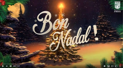 Desitgem unes Bones Festes a la Gent Gran d'Abrera! Bon Nadal!