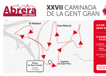 Caminada de gent gran 2026. Itinerari