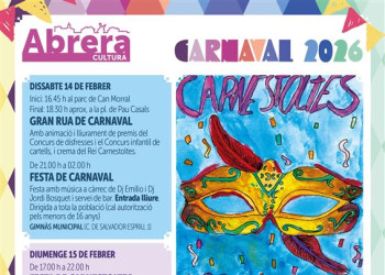 Cartell de la Programació del Caranval 2026 a Abrera