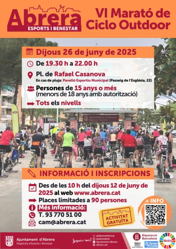 Obrim les inscripcions de la 6a Marató de Ciclo Outdoor d'Abrera!