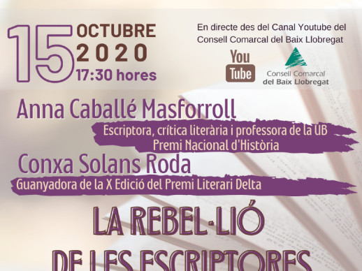 conferència-col·loqui online sobre dones i literatura amb el nom de "La Rebel·lió de les Dones"