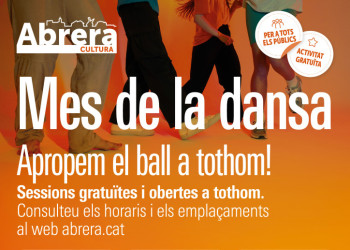 A Abrera celebrem el mes de la Dansa amb classes gratuïtes obertes a tothom a càrrec de Vive y Baila, Juventudes Rocieras de Abrera i Energy Dance