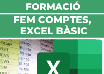 Cartell formació Fem Comptes, Excel Bàsic