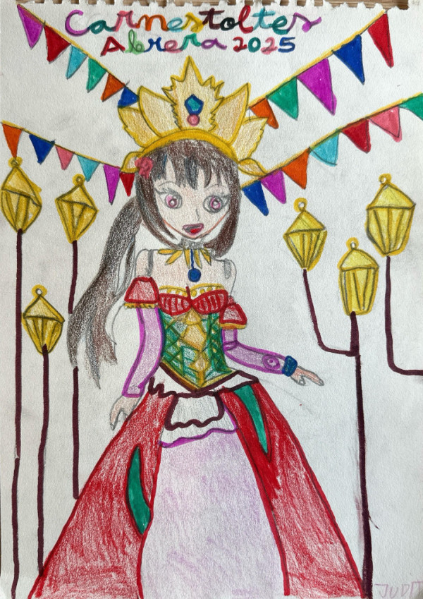 Cartell guanyador del Concurs Infantil de Cartells del Carnaval 2025