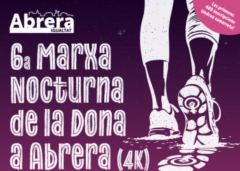 Juntes farem nostra la nit! Obrim les inscripcions per particpar a la 6a Marxa nocturna de la Dona que se celebrarà el dissabte 7 de març de 2026. Participeu-hi!
