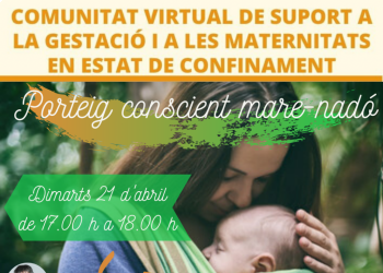 Continuem amb les activitats organitzades a Abrera amb la iniciativa del 'Maternem en temps de confinament'.