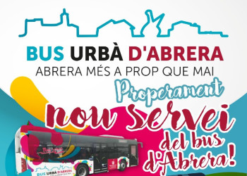 Abrera més a prop de mai! Ben aviat engegarem el Nou Servei del Bus Urbà d'Abrera, amb servei de transport a demanda