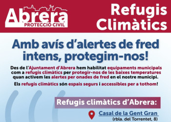 Refugis climàtics a Abrera - Onada de fred