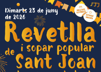 Cartell Revetlla de Sant Joan 2026 a Abrera
