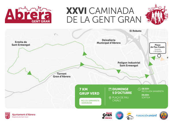 26a Caminada de la Gent Gran d'Abrera - Ruta verda