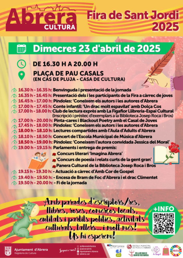 Cartell de la Fira de Sant Jordi de 2025