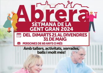 CARTELL SETMANA DE LA GENT GRAN 2024
