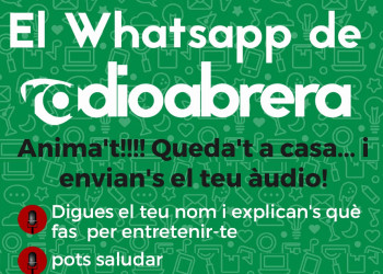 Cartell WhatApp Ràdio Abrera