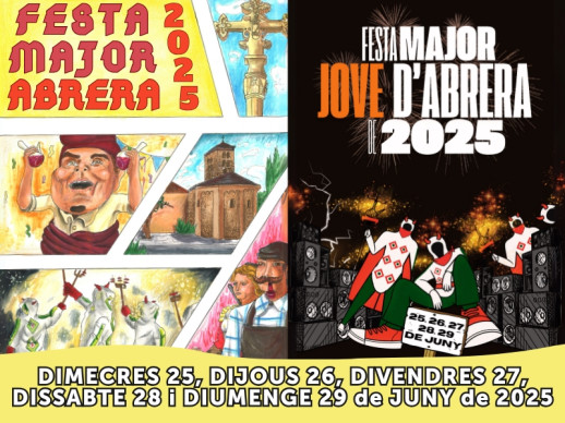 Festa Major 2025: Felicitem els guanyadors del Concurs de Cartells de la Festa Major i  la Festa Major Jove 2025. Enhorabona!