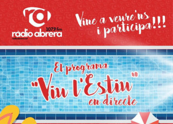 Cartell radio abrera piscina