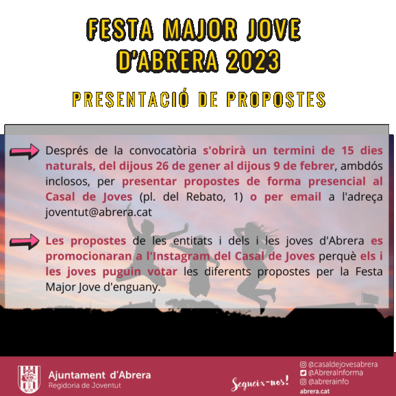 CICLE FESTIU JOVE D'ABRERA 2023