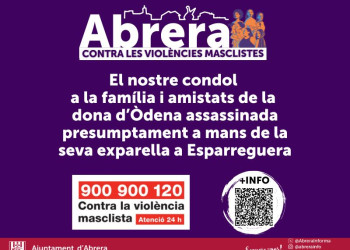 Convoquem un minut de silenci per a demà divendres a les 11 h, davant l'Ajuntament, com a rebuig pel presumpte assassinat masclista d'una dona al terme municipal d'Esparreguera