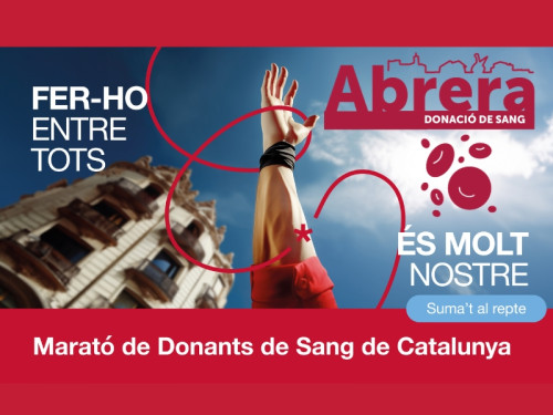 "Fer-ho entre totes i tots, és molt nostre!" Marató de donació de sang a la Casa de Cultura, el dimarts 16 de gener