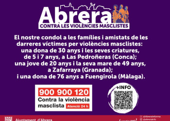 Condemnem els darrers assassinats per violències masclistes i mostrem el nostre condol a les famílies i amistats de les víctimes