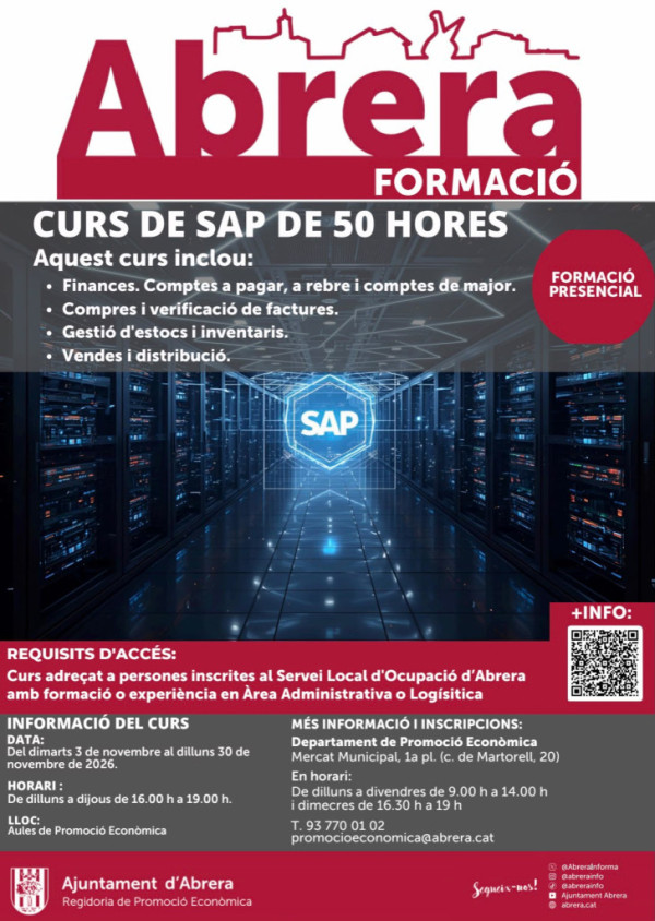 Curs de SAP - Novembre 2026