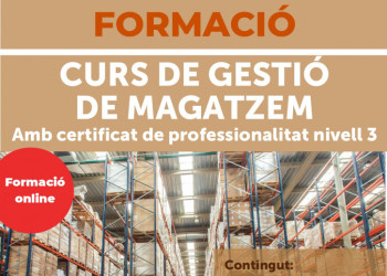 Curs de gestió de magatzem amb certificat de professionalitat de nivell 3