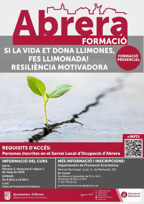 Xerrada de resiliència motivadora 'Si la vida et dona llimones, fes llimonada!'