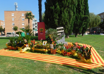 11 de setembre, Diada Nacional de Catalunya. Ofrena floral