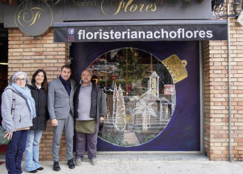 XII Concurs d’Aparadors Nadalencs d'Abrera. Floristeria Nacho Flores