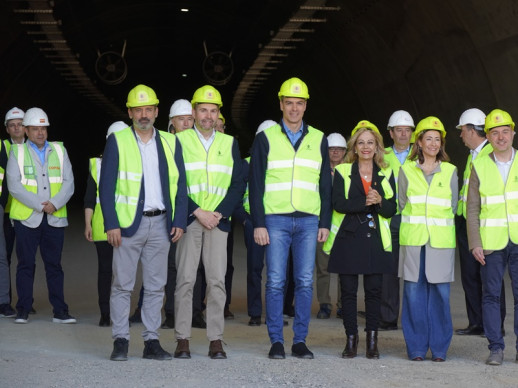 Visitem les obres del túnel de la B-40 entre Abrera i Viladecavalls amb el President del Govern, Pedro Sánchez, la Ministra de Transports, Mobilitat i Agenda Urbana, Raquel Sánchez, i el nostre alcalde, Jesús Naharro