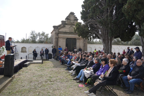 Treballem per la memòria històrica i democràtica! Homenatge als assassinats pel franquisme a Abrera i Olesa de Montserrat