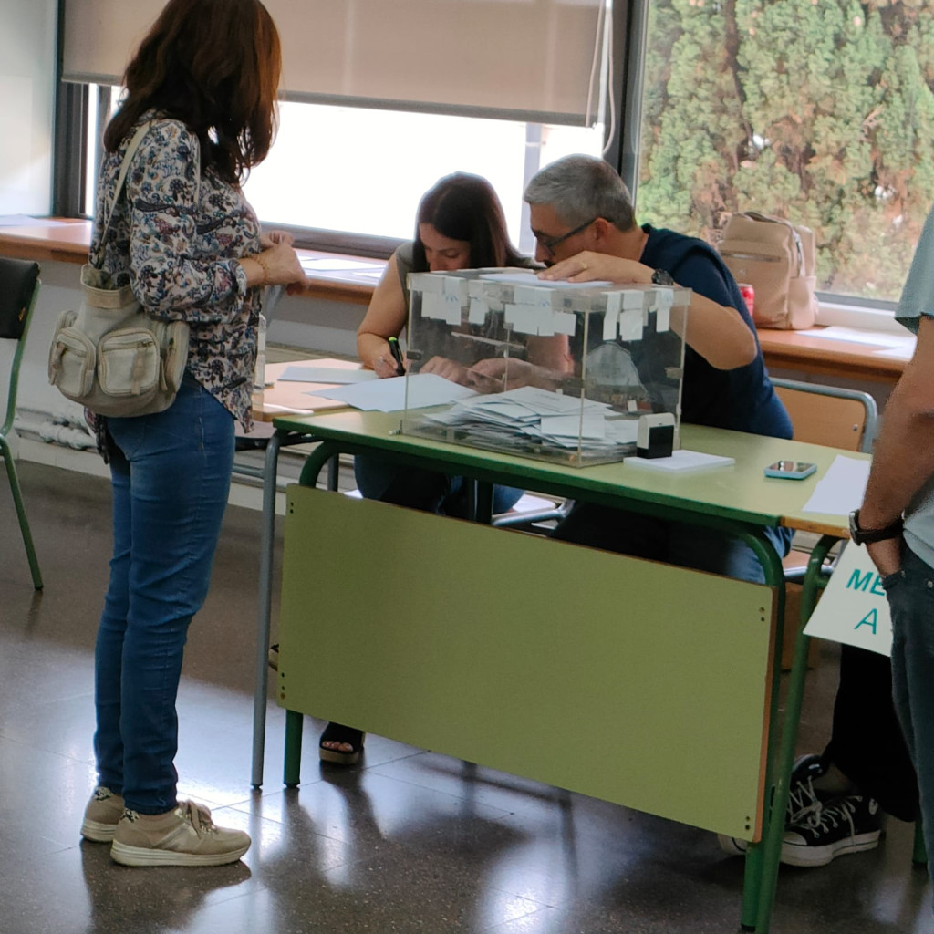 Eleccions Municipals 28 M - Col·legi electoral de l'Institut Voltrera
