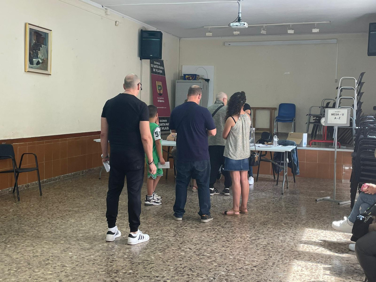 Eleccions Municipals 28 M - Col·legi electoral del Casal Social de Santa Maria de Vilalba