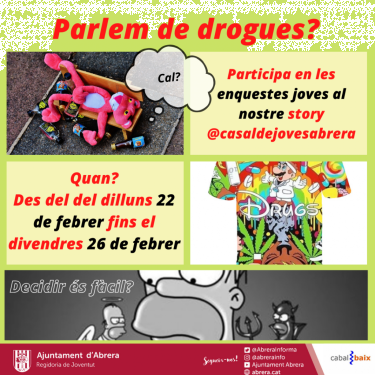 Participeu en les enquestes online sobre consums elaborades pel Casal de Joves d'Abrera